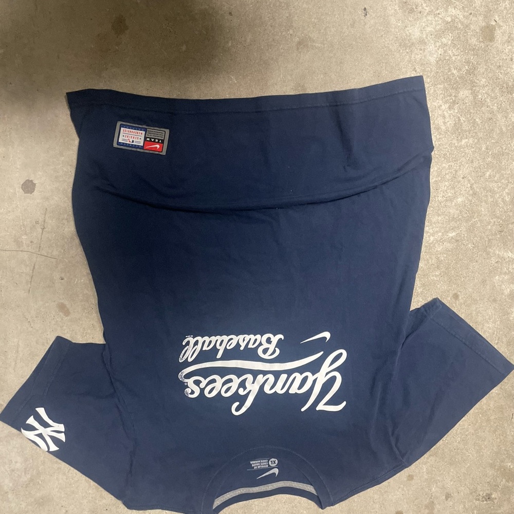 Navy Yankees Baseball T-Shirt